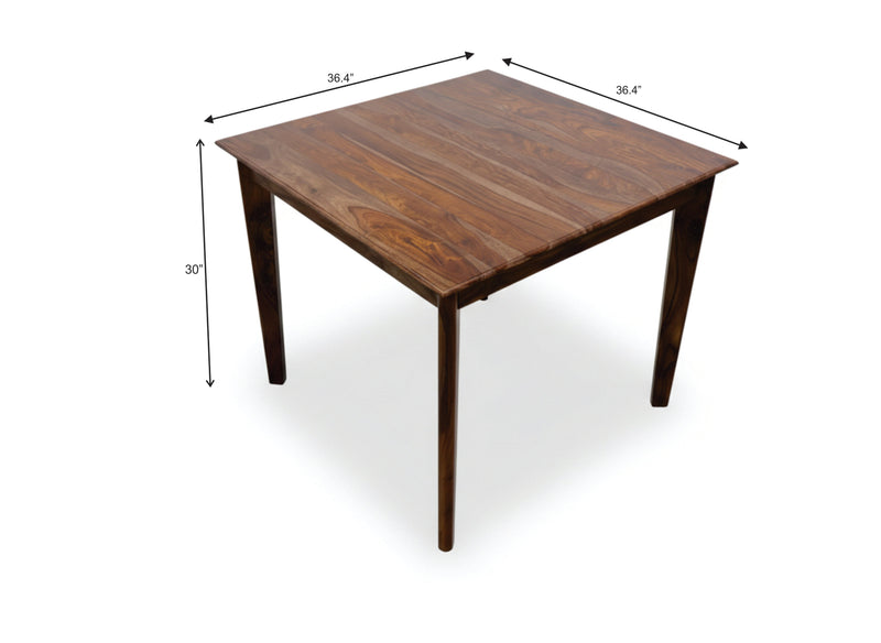 Urban Living Solid Sheesham Wood Four Seater Dining Table Set
