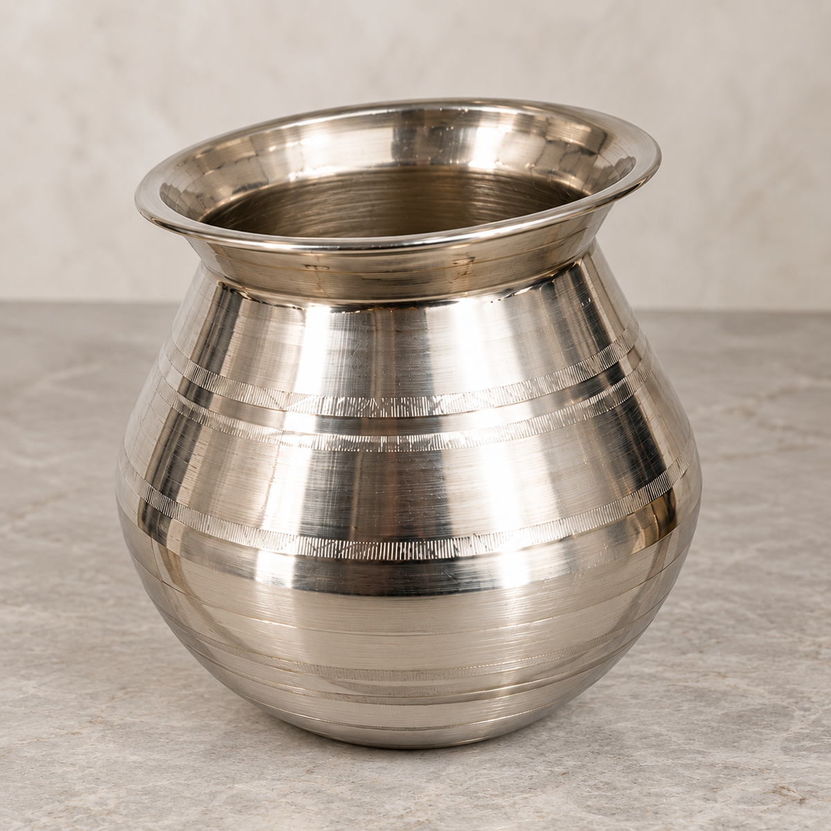 BRONZE COOK POT WITH LID PONGAL PAANAI VENGALAM
