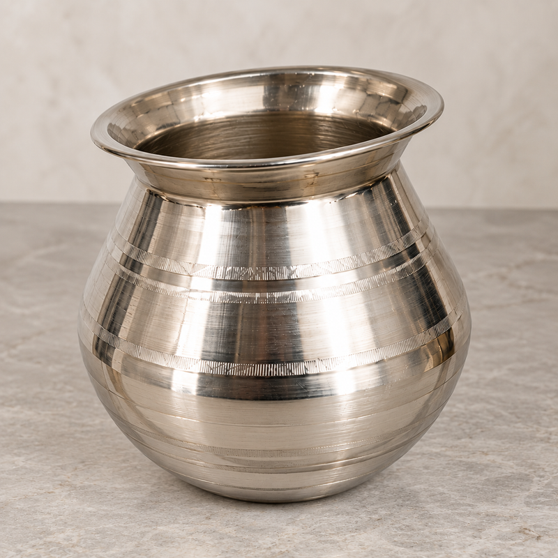 BRONZE COOK POT WITH LID PONGAL PAANAI VENGALAM-1