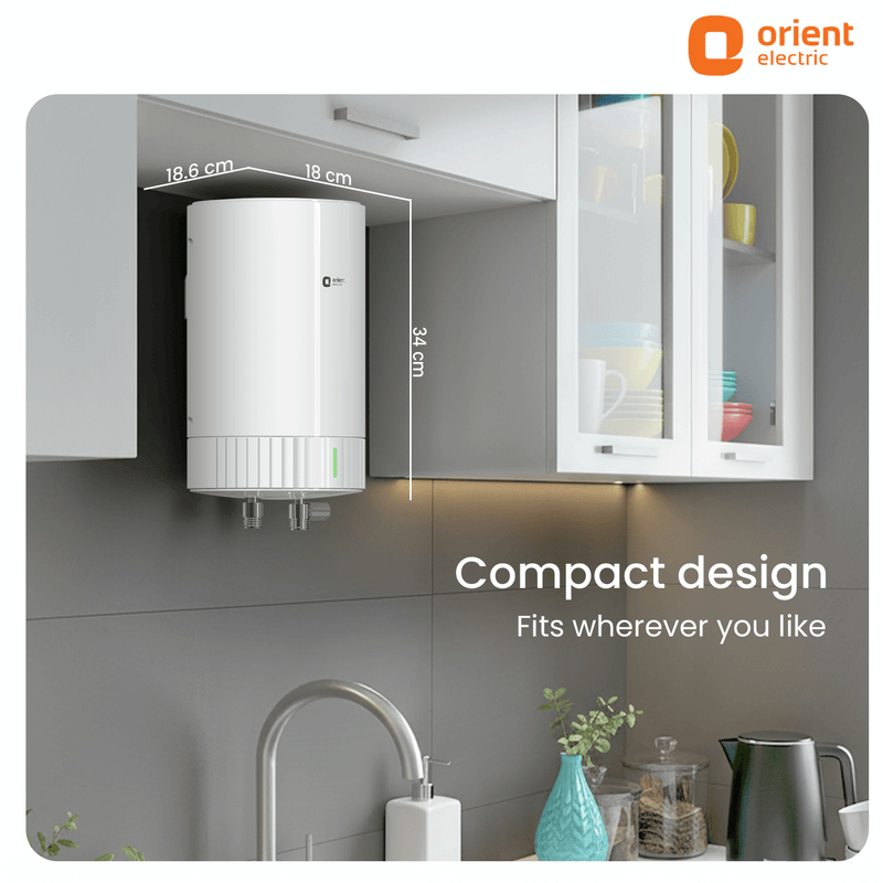 Instaflo 3L Instant Water Heater (Geyser) | Suitable for Low & Mid Rise Buildings | 6 Years Tank Warranty
