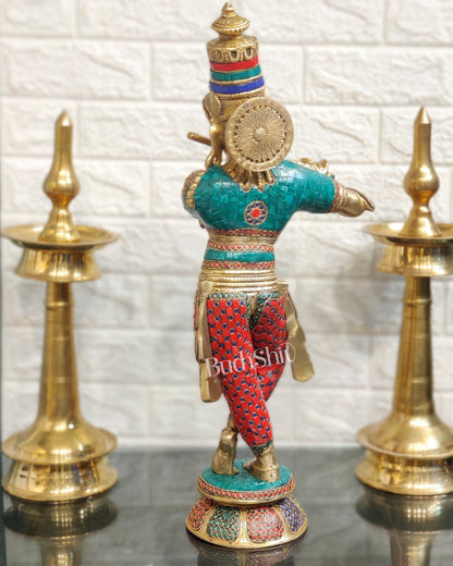 Divine brass Krishna Idol |  Height 23 Inch