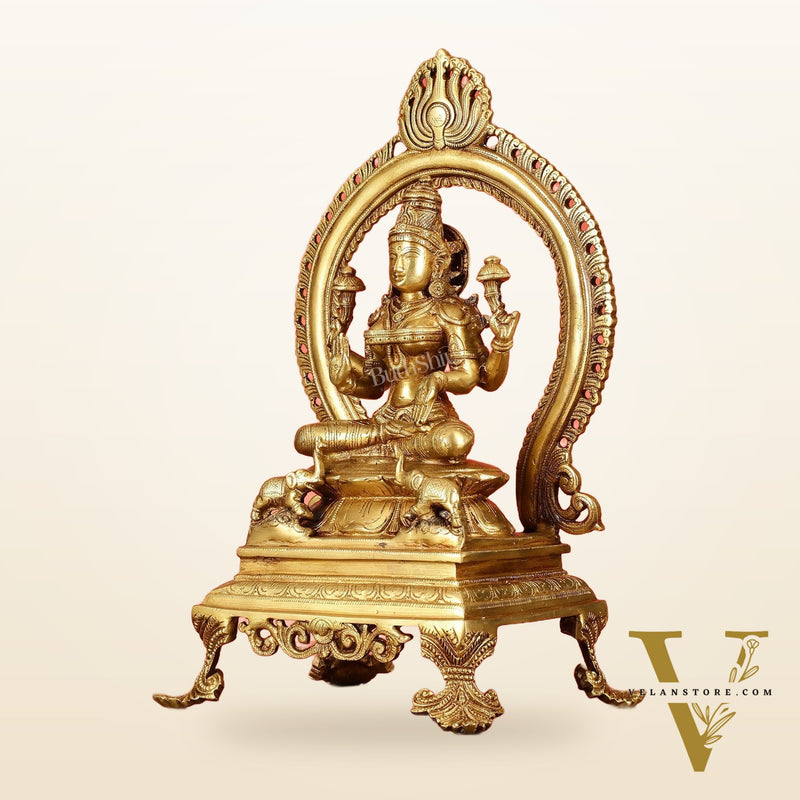 Divine Brass Lakshmi Idol 15 inch