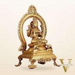 Divine Brass Lakshmi Idol 15 inch