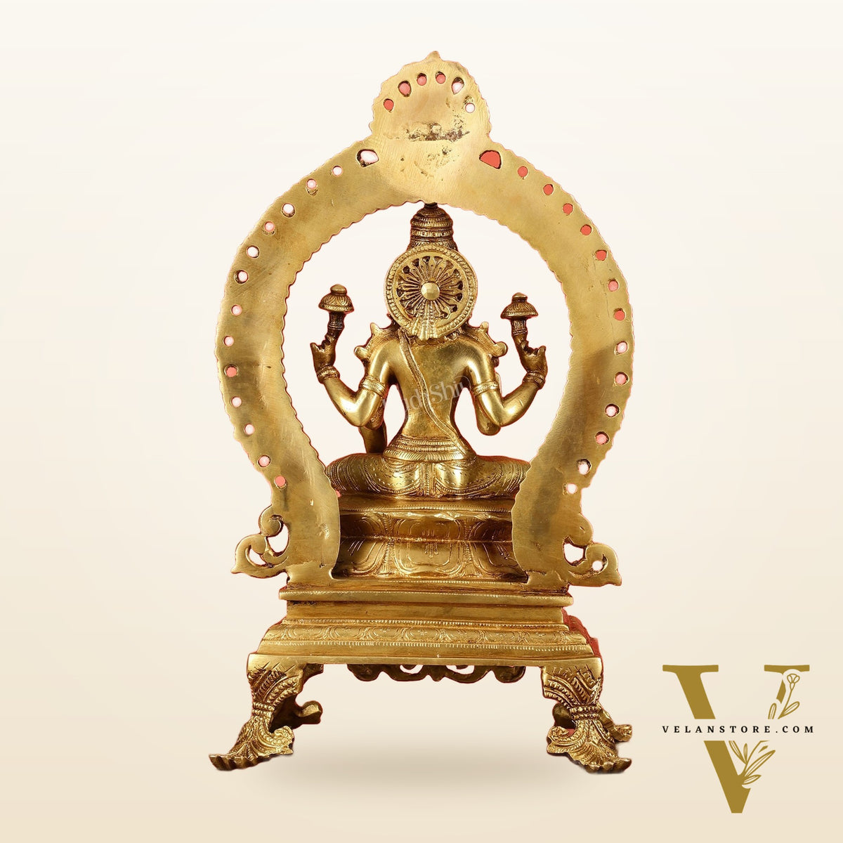 Divine Brass Lakshmi Idol 15 inch