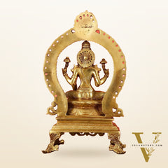 Divine Brass Lakshmi Idol 15 inch
