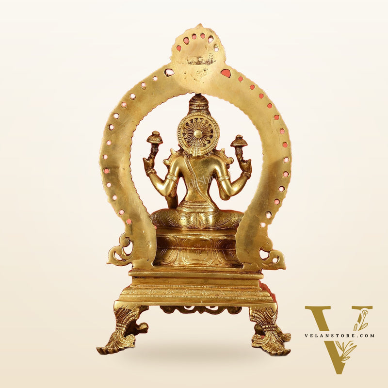 Divine Brass Lakshmi Idol 15 inch