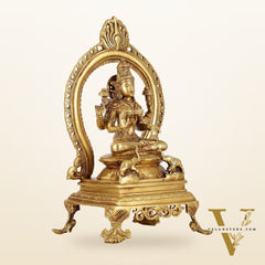 Divine Brass Lakshmi Idol 15 inch