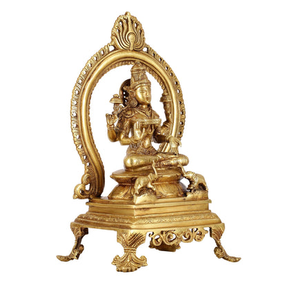 Divine Brass Lakshmi Idol 15 inch