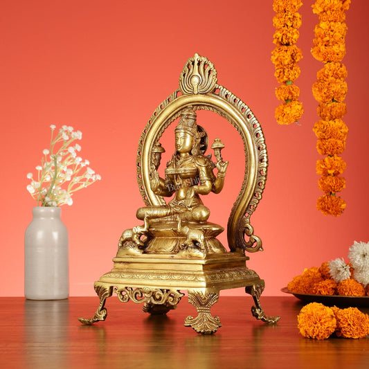 Divine Brass Lakshmi Idol 15 inch