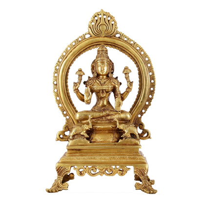 Divine Brass Lakshmi Idol 15 inch