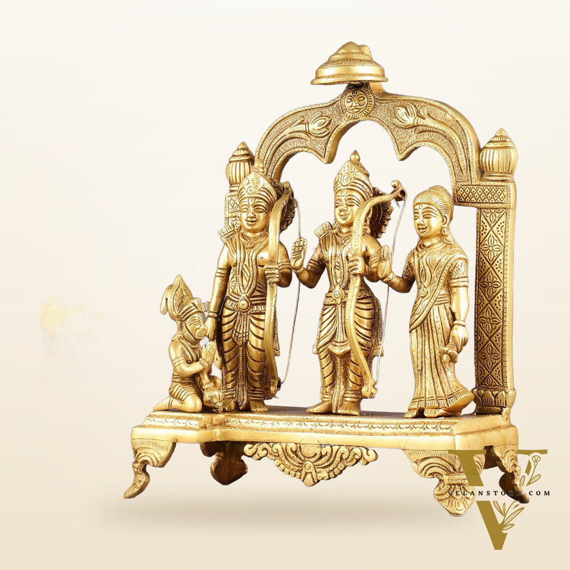 Divine Brass Ram Darbar 13 Inches
