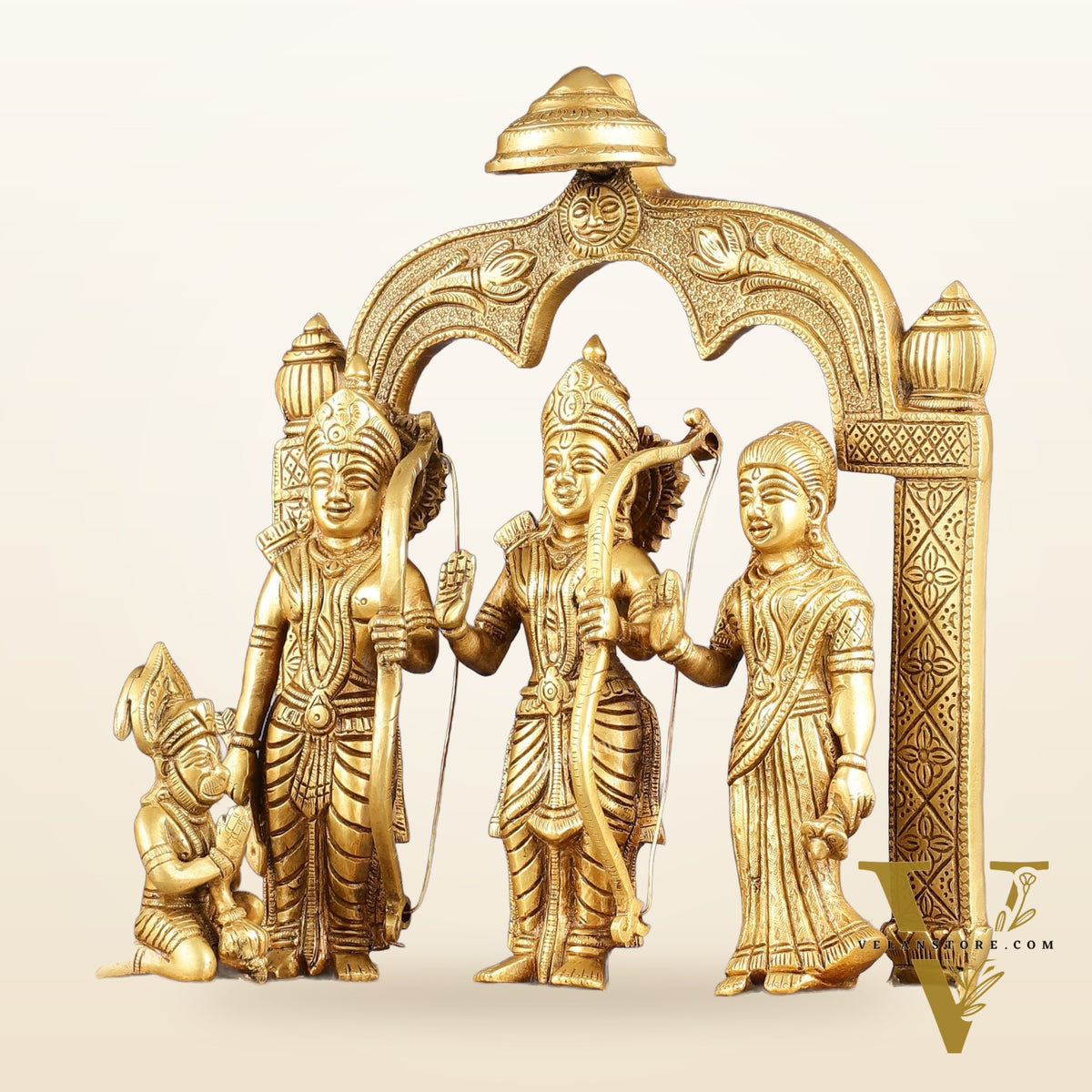 Divine Brass Ram Darbar 13 Inches