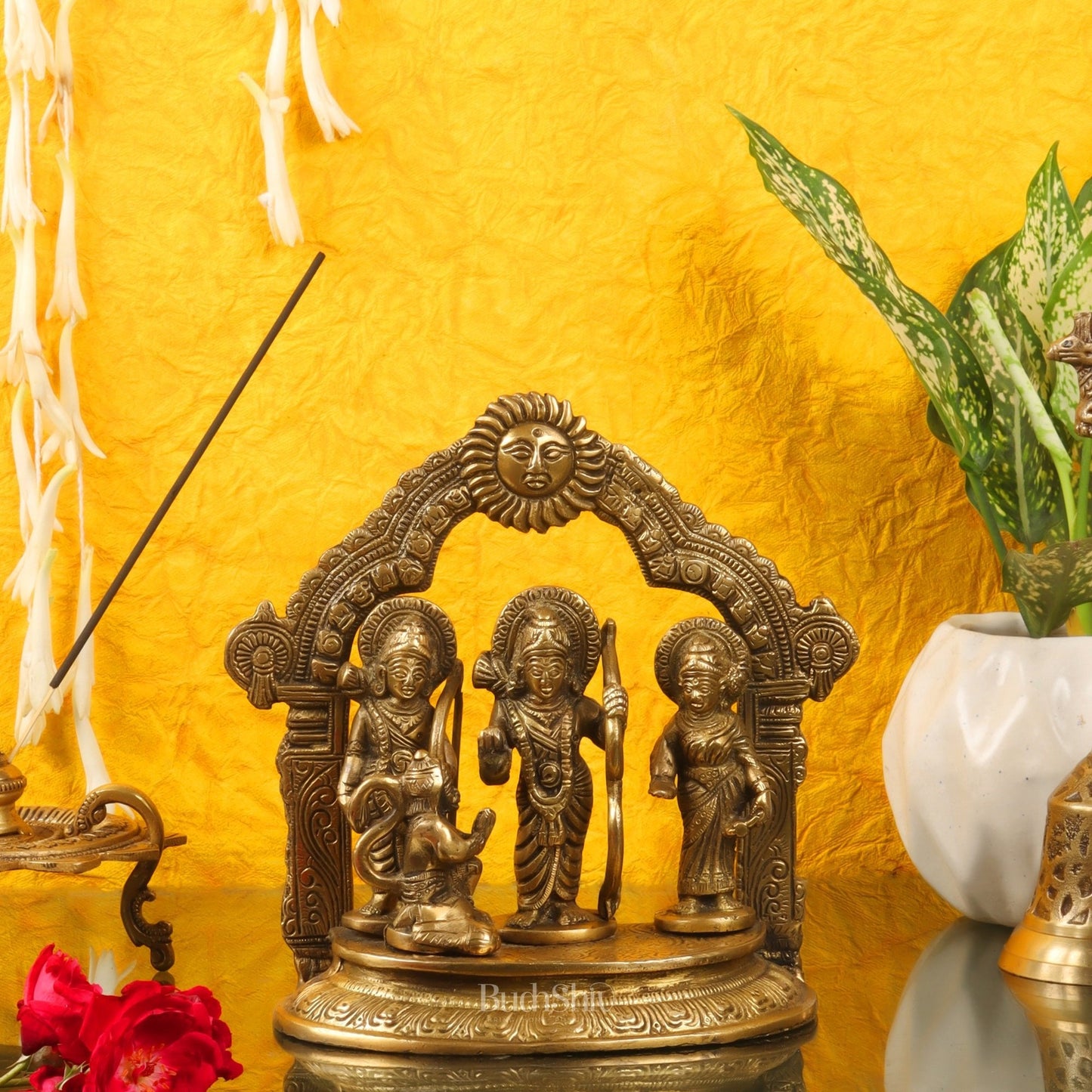 Divine Brass Ram Darbar 7.5 inch