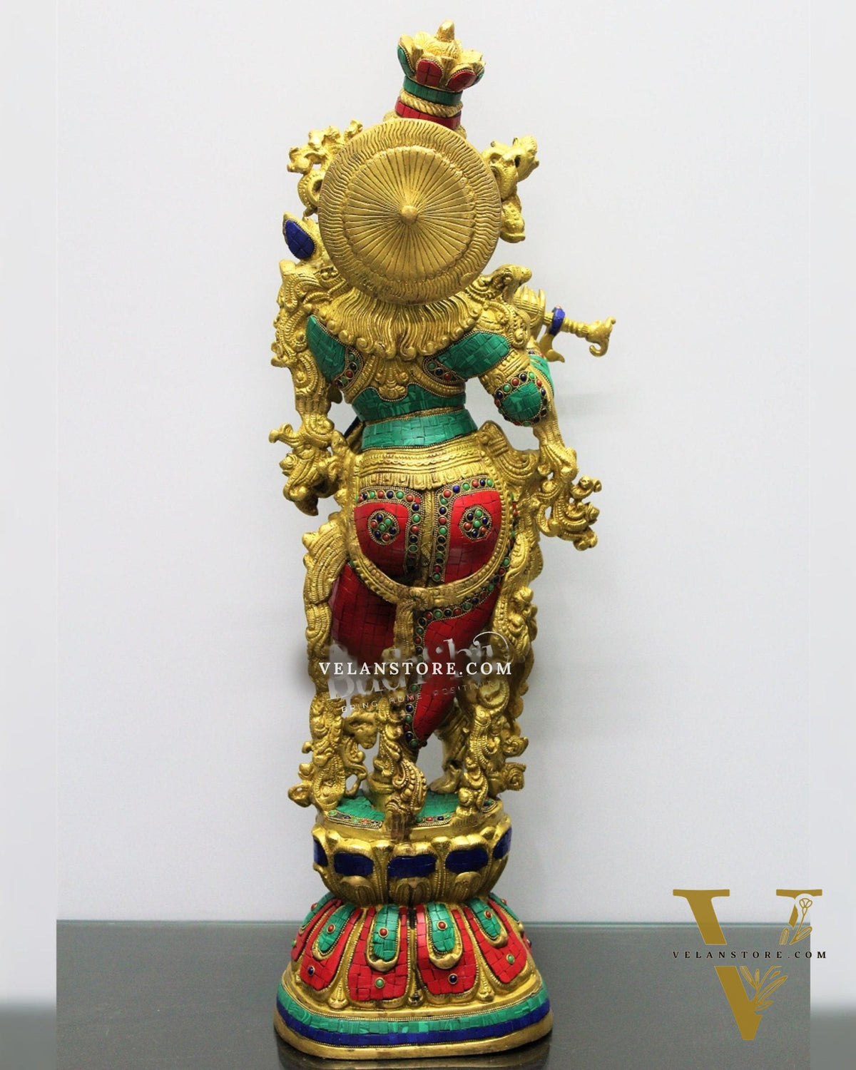 Divine Ever Smiling Lord Krishna Statue 29 inch
