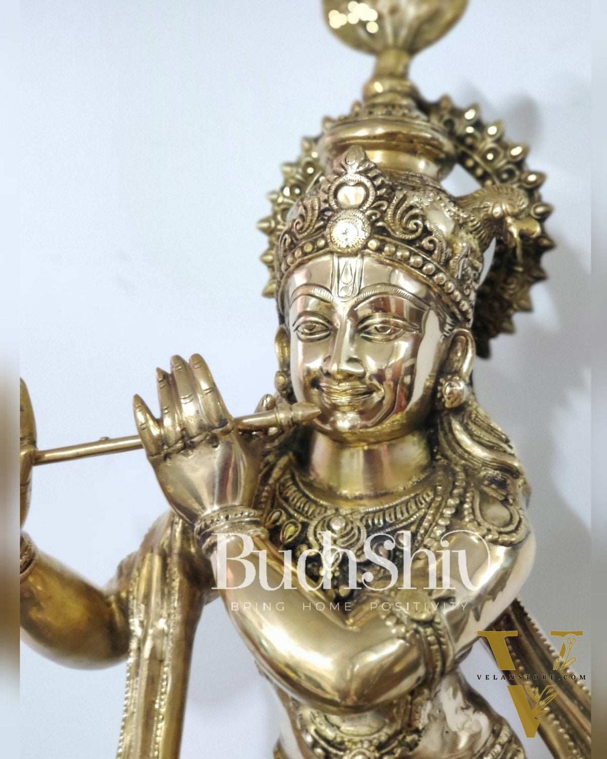 Divine Large Lord Krishna Statue - 36 inch