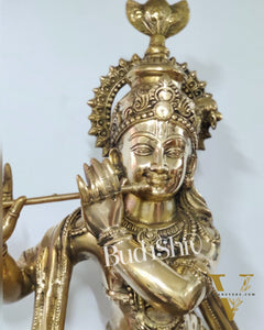Divine Large Lord Krishna Statue - 36 inch