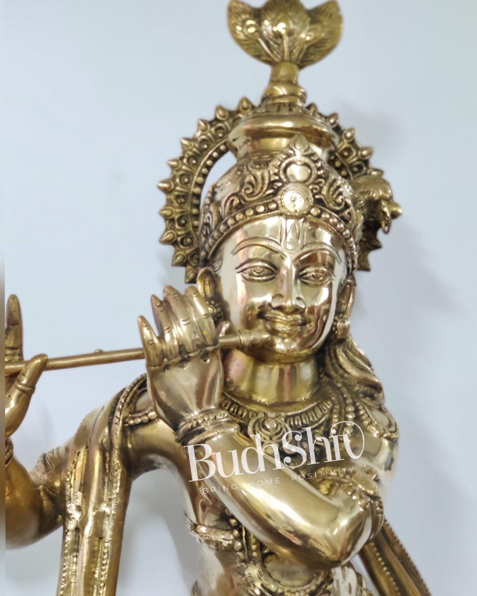 Divine Large Lord Krishna Statue - 36 inch