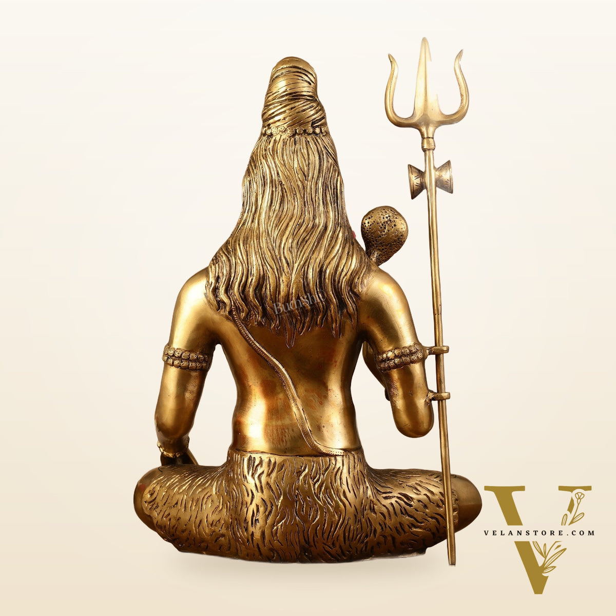 Divine Lord Shiva Brass Idol - 20"