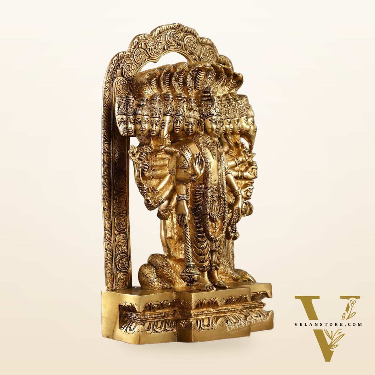 Divine Vishwaroopam of Lord Vishnu Statue | Superfine Brass | 14.5 Inch