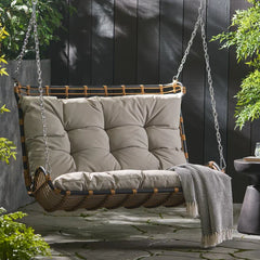 Edris Double Seater Hanging Swing Without Stand For Balcony , Garden Swing