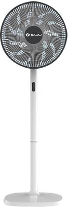 BAJAJ Dominus 18 350 mm Pedestal Fan with 1 Year Warranty Silent Operation 350 mm Pedestal Fan (Grey+ Black | Pack of 1)
