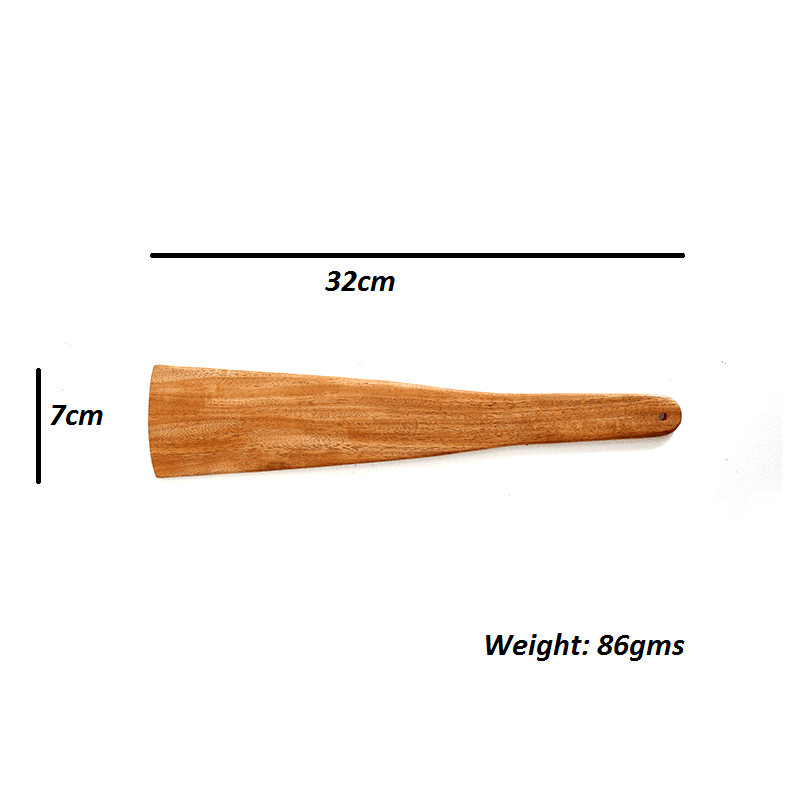 100% Natural Neem Wood Cooking & Serving Spatula/Ladles, Set of 4, Toxin-free, Anti-microbial