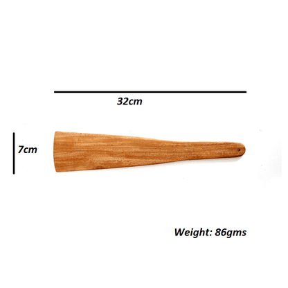 100% Natural Neem Wood Cooking & Serving Spatula/Ladles, Set of 4, Toxin-free, Anti-microbial