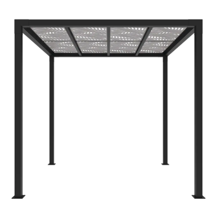 Perlita Outdoor Pergola For Garden ,Terrace (Black)