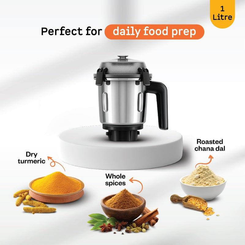 Dry grinding Jar 1 L