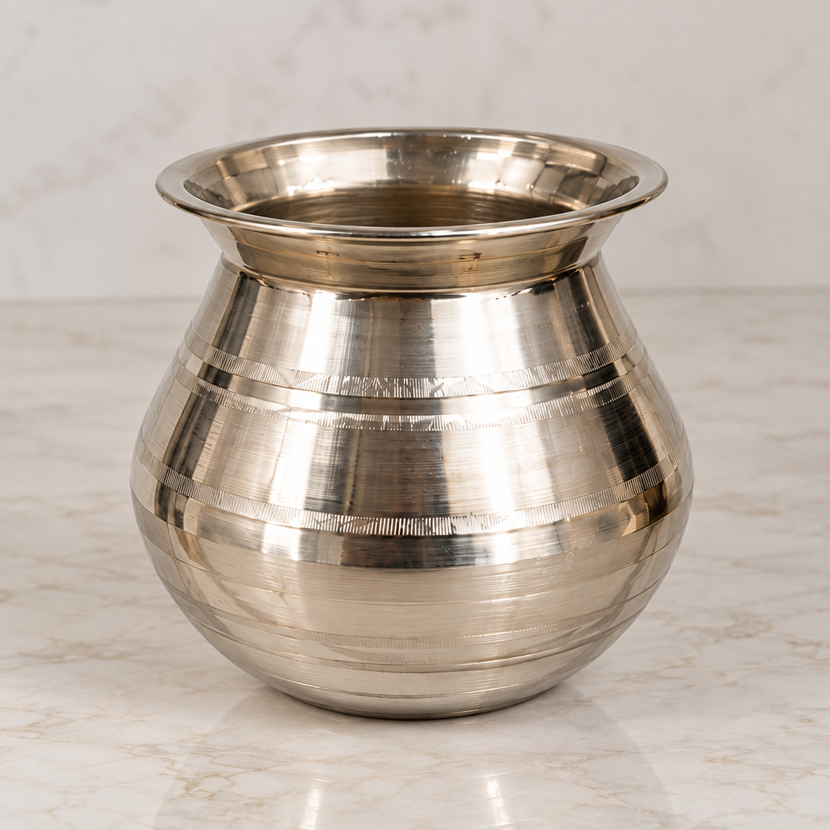 BRONZE COOK POT WITH LID PONGAL PAANAI VENGALAM-2