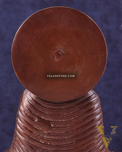 Dual Tone Brass Buddha Idol in blessing Mudra 8.5"