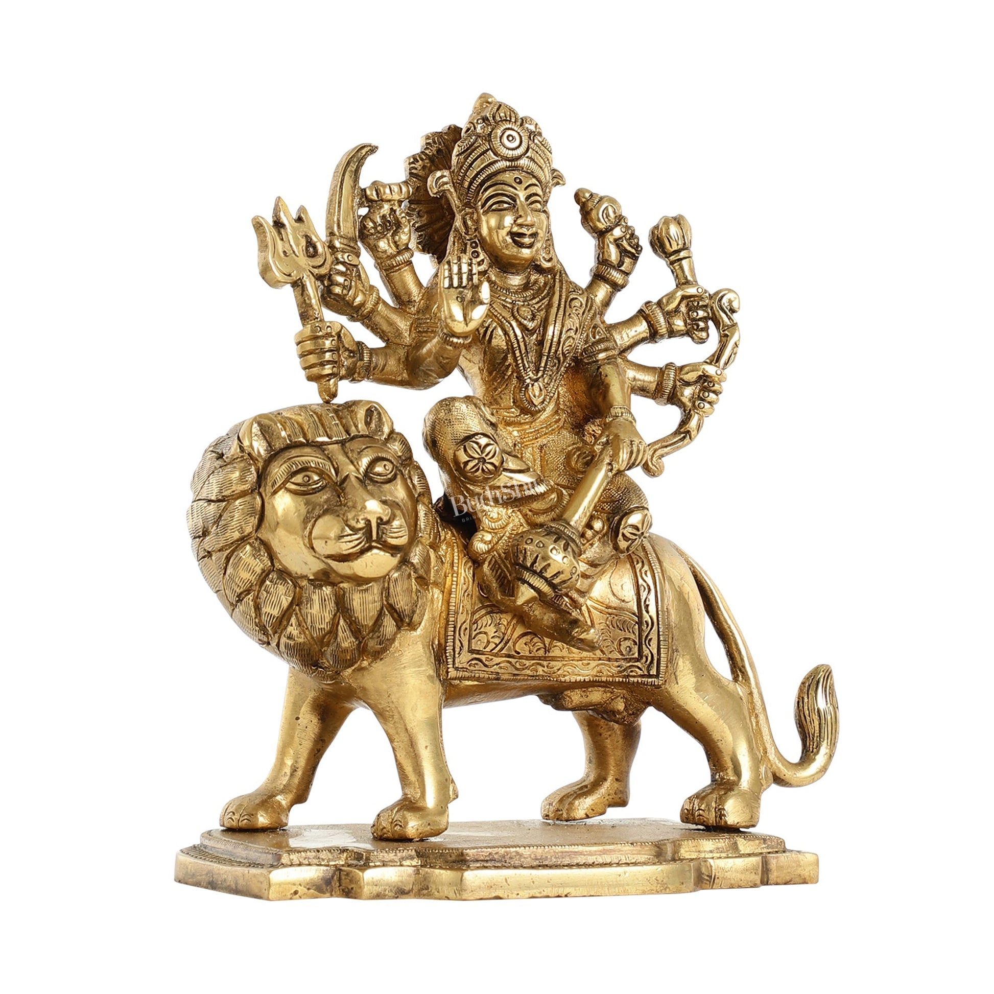Durga Superfine Brass idol 7.5 "