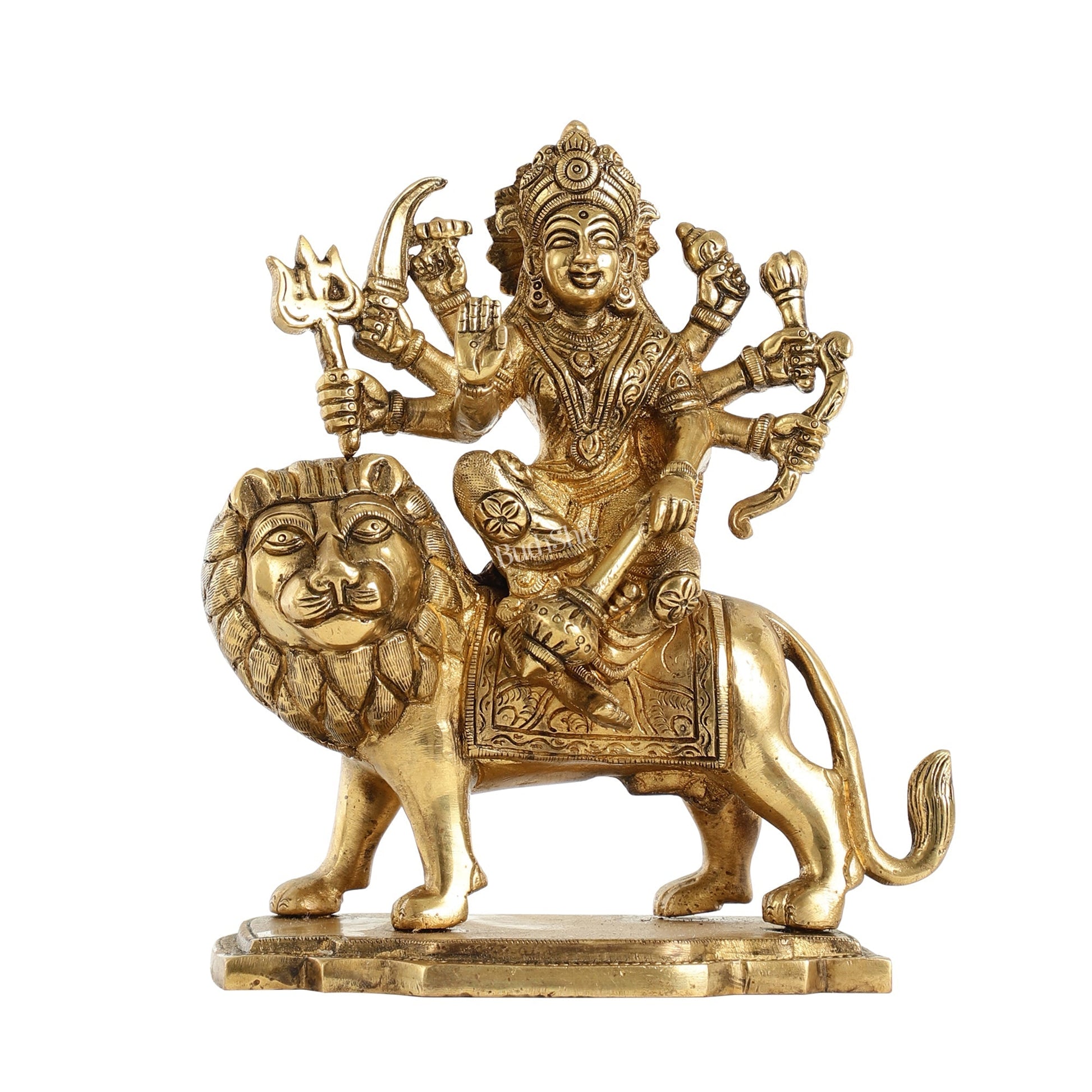 Durga Superfine Brass idol 7.5 "