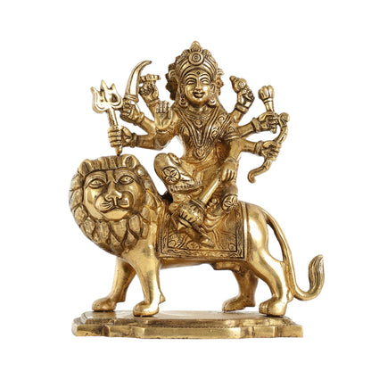 Durga Superfine Brass idol 7.5 "