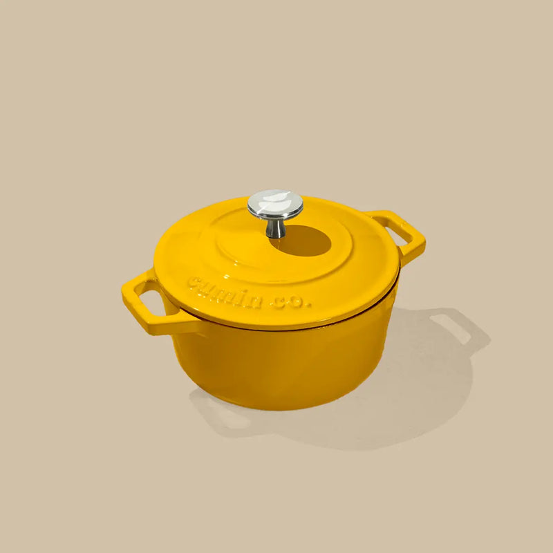 No. 6 Enamel Cast Iron Dutch Oven (1.2L)