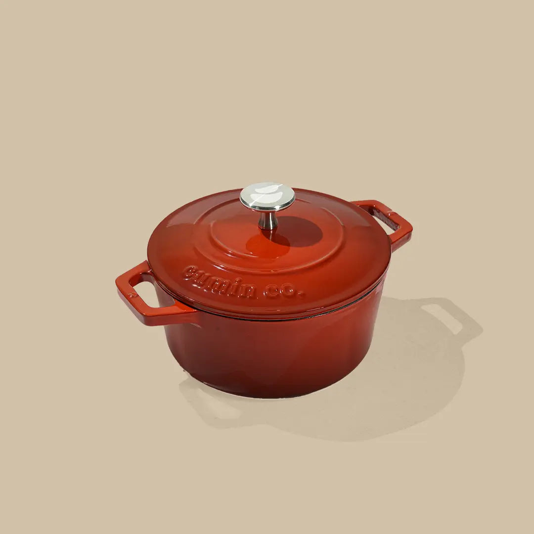 No. 6 Enamel Cast Iron Dutch Oven (1.2L)