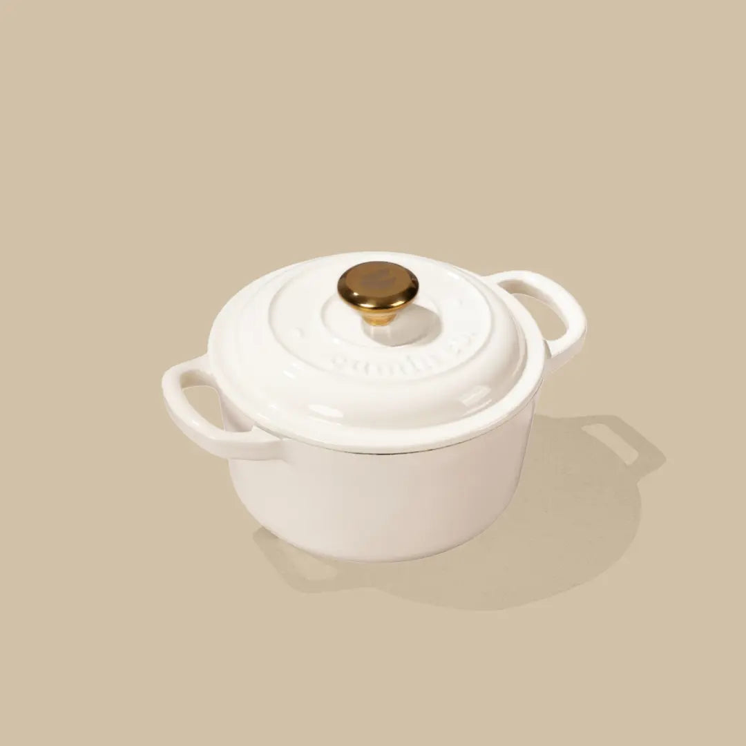 No. 6 Enamel Cast Iron Dutch Oven (1.2L)