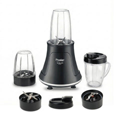 Prestige POTG 28AC 28L OTG, 1500W, Air Fry, Rotisserie, 2 Heaters, Timer, 2Y Warranty + Prestige Nutri-Zen Mixer Grinder, 3 Polycarbonate Jars (Big 1000ml, Sipper with Handle 700ml, Small 700ml)