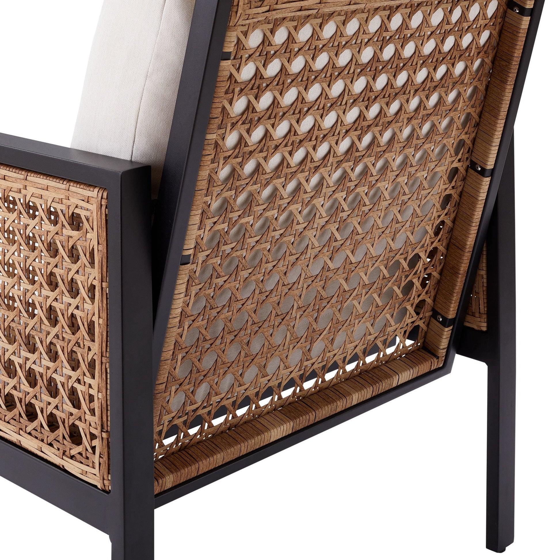 Vizoly Outdoor Garden Balcony Sofa Set  2 Seater, 2 Single seater and 1 Center Table Set (Brown)