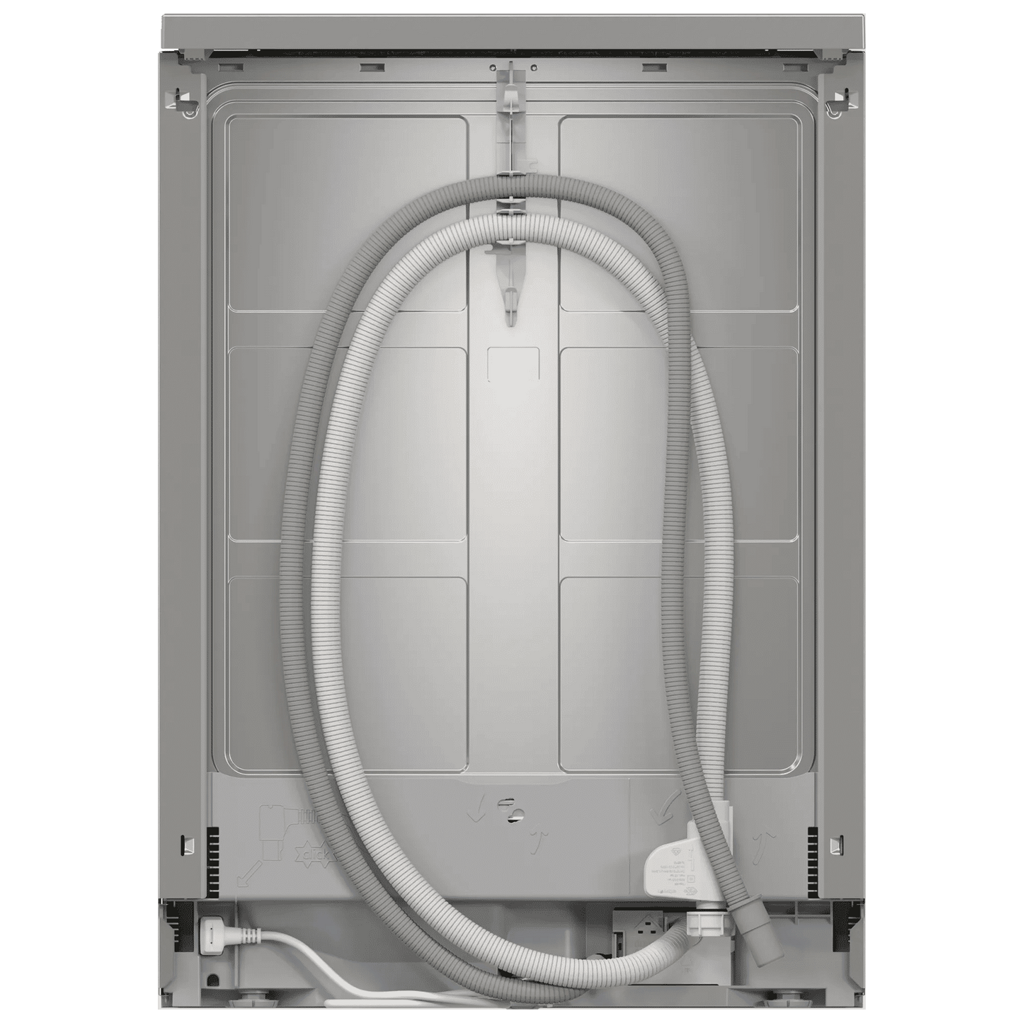 BOSCH Series 6 14 Place Settings Free Standing Dishwasher with Glass Protection Technology (No Pre-rinse Required, Silver)