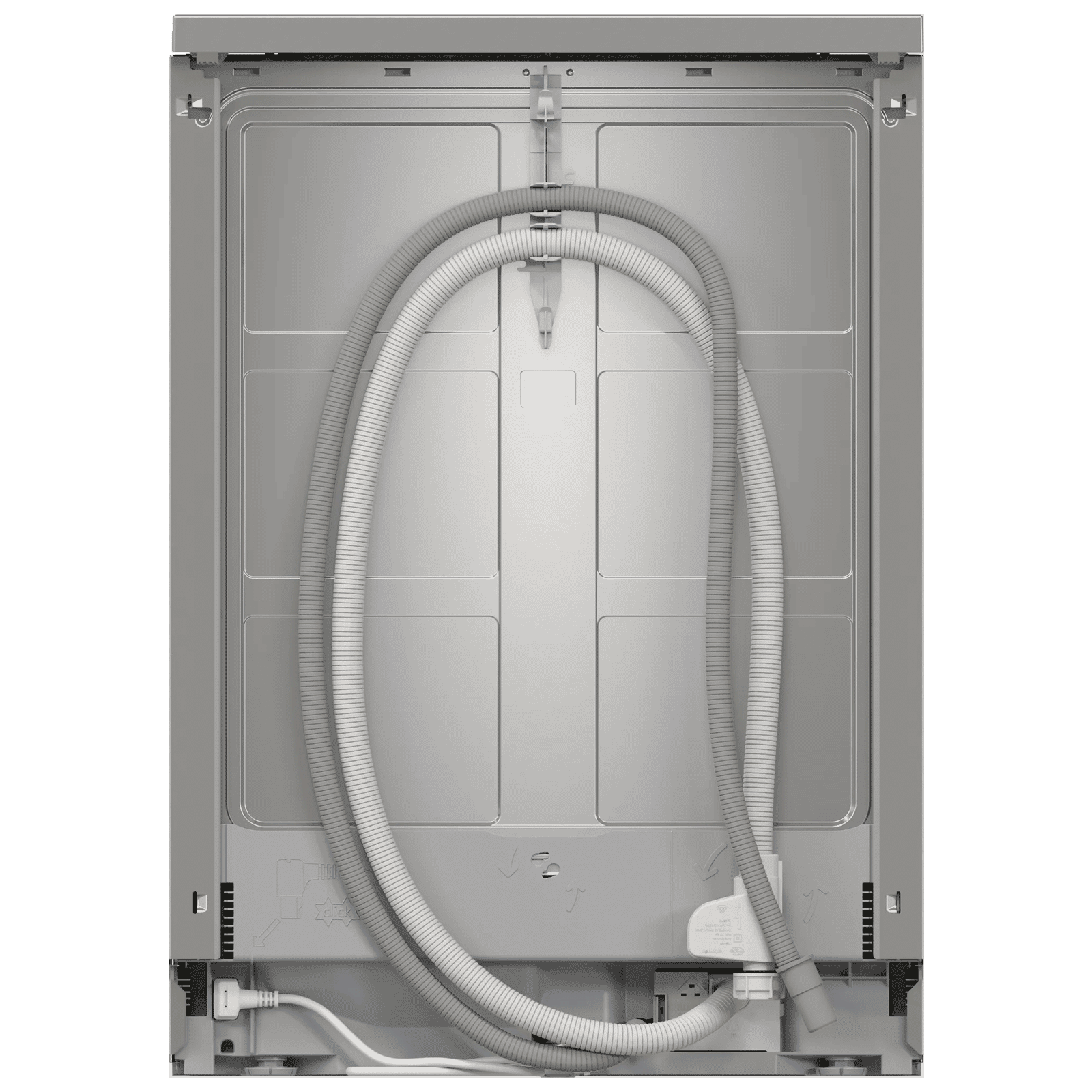 BOSCH Series 6 14 Place Settings Free Standing Dishwasher with Glass Protection Technology (No Pre-rinse Required, Silver)