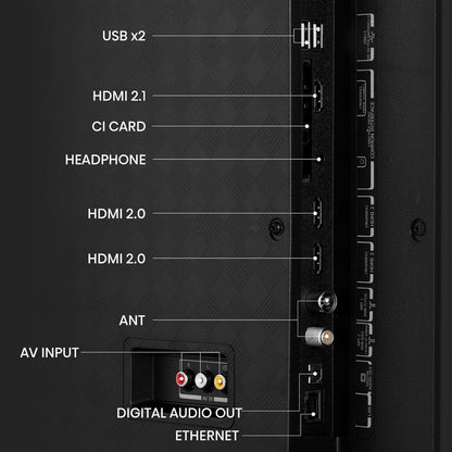 TOSHIBA C450 109.22 cm (43 inch) QLED 4K Ultra HD VIDDA TV with Regza Engine ZR