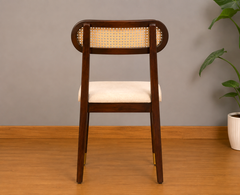 Ashton Solid Wood Rattan Cane Chair Set Of 2