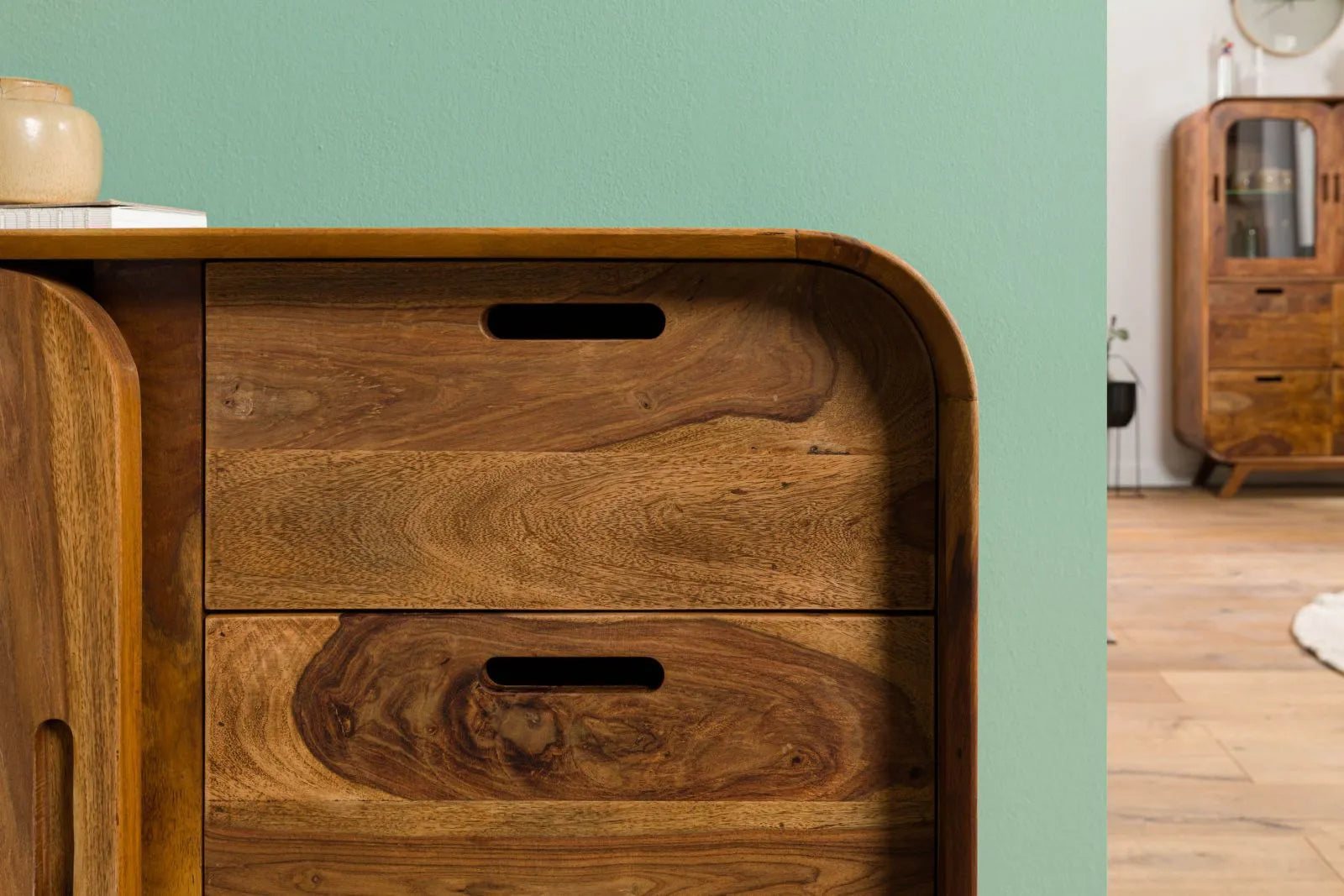 Marwar  Solid Sheesham Wood Storage Cabinet