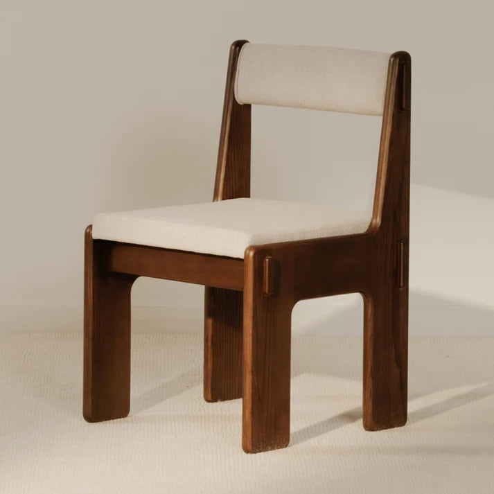 Contemporary Upholstered Dining Chairs – Premium Wooden Frame (Set of 2)