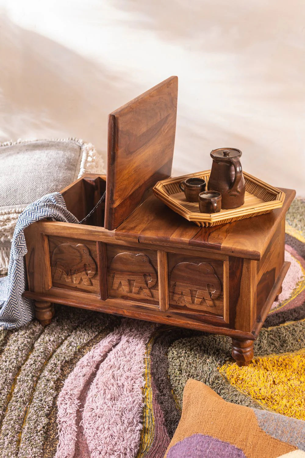 Sieraa Hathi Storage Coffee Table