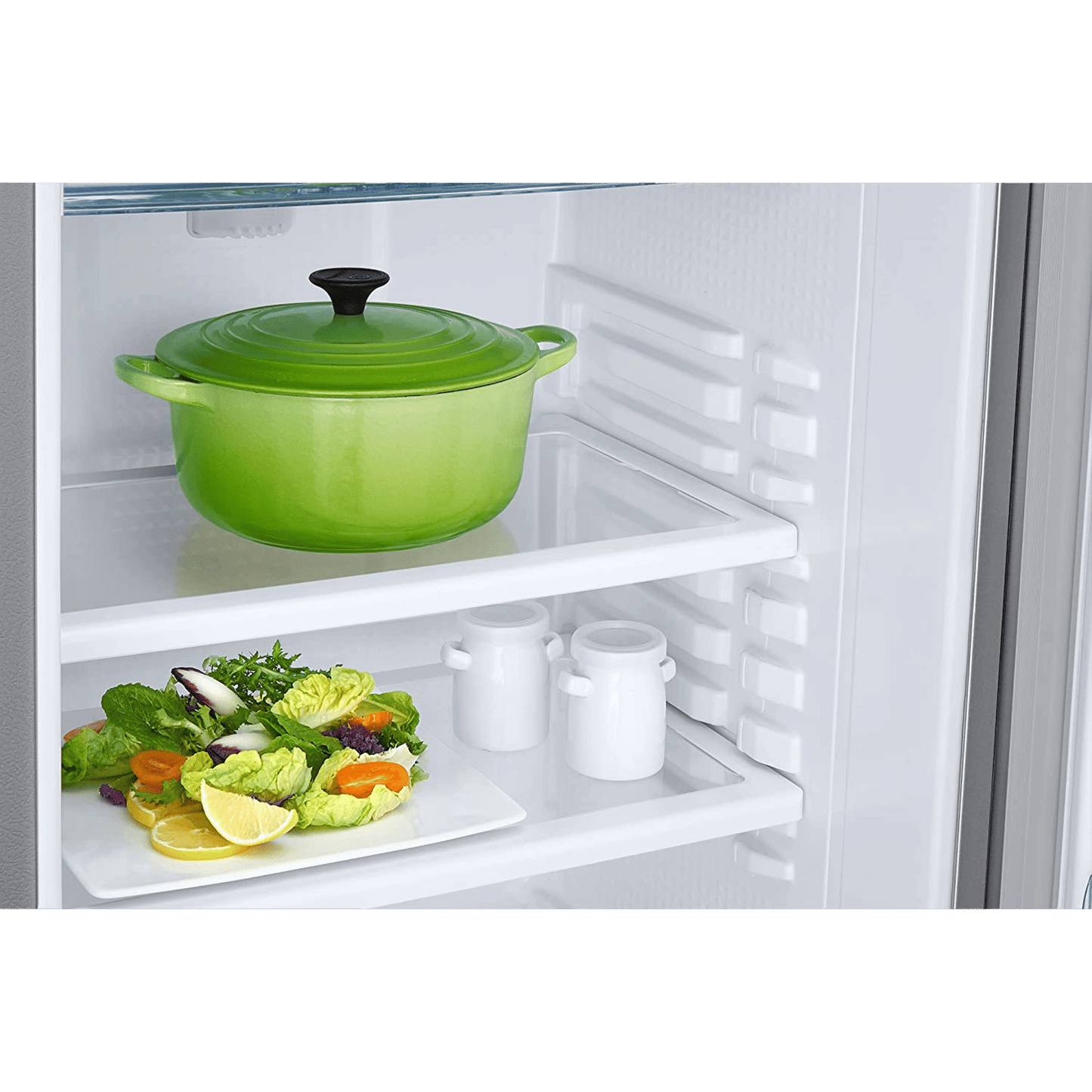 SAMSUNG Stylish Grande 183 Litres 2 Star Direct Cool Single Door Refrigerator with Stabilizer Free Operation (RR20C2412GS/NL, Grey Silver)