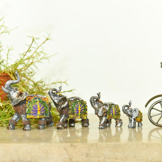 Polyresin Elephant Family Set