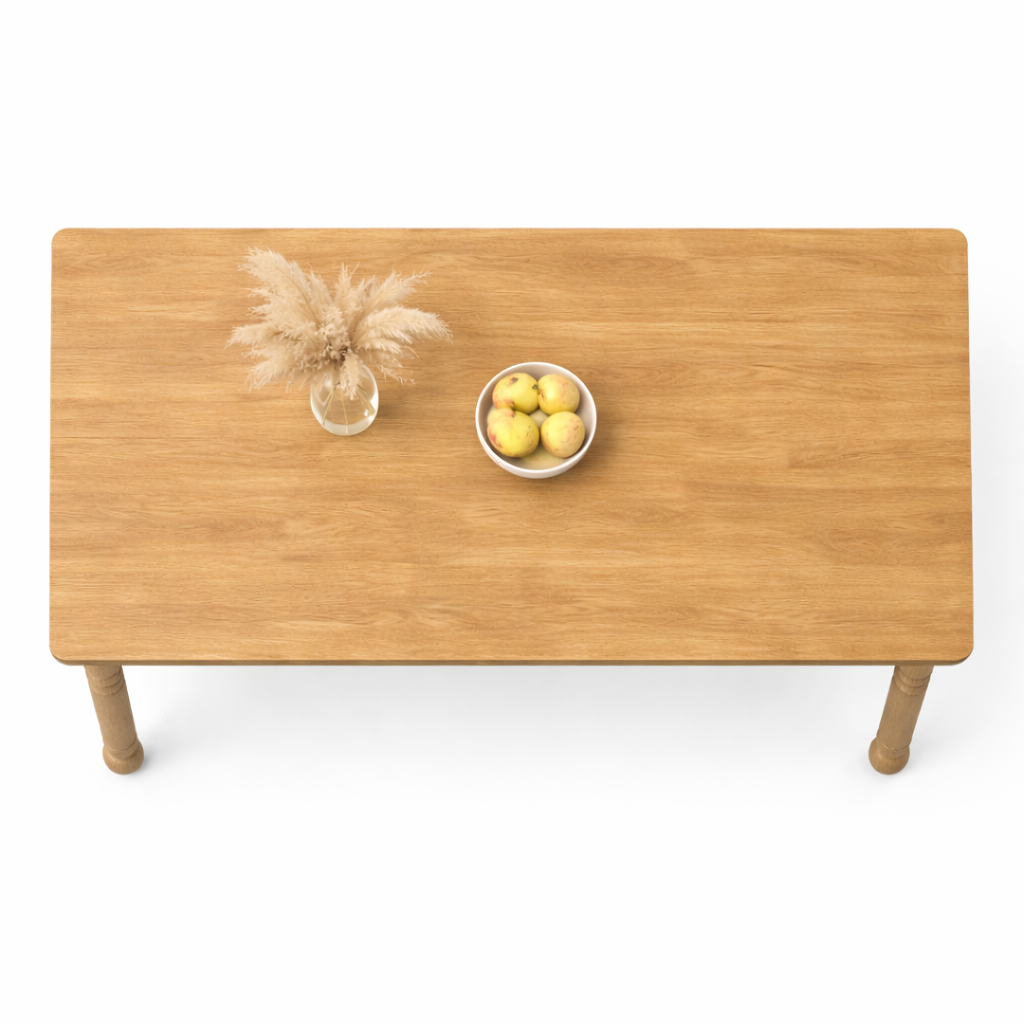 Valencia Solid Wood Dining Table -6 Seater