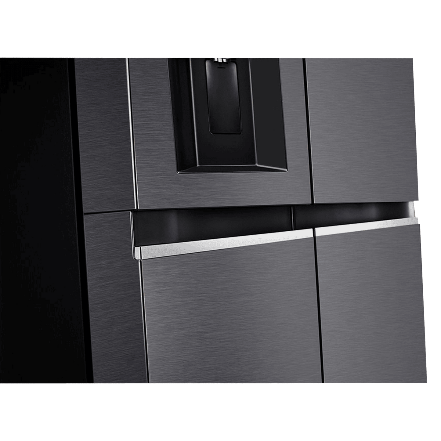 LG 630 Litres 3 Star Frost Free Side by Side Door Smart Wifi Enabled Refrigerator with Multi Air Flow (GL-L257CMC3, Matt Black)